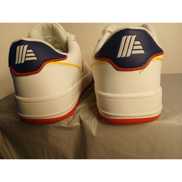 ALDI Gear 2024 Women's Size 7 Multicolor White Sneakers Lace Up Shoe Logo NEW - Picture 8 of 16